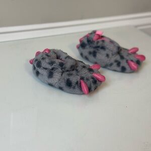 Wonder Nation Gray and Pink Cozy Socks